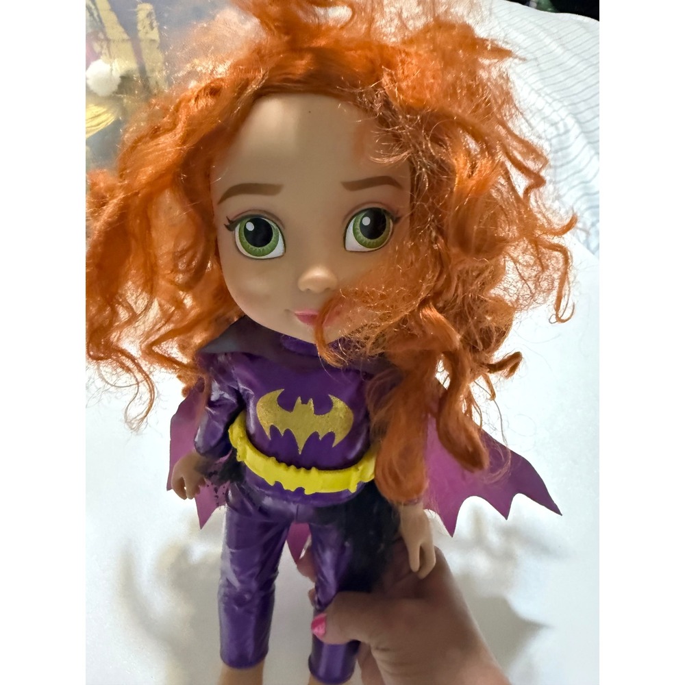 DC Super Hero Girls Batgirl Doll Red Hair Purple Metallic Suit Barbara Gordon